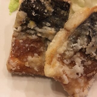 塩サバの竜田揚げ